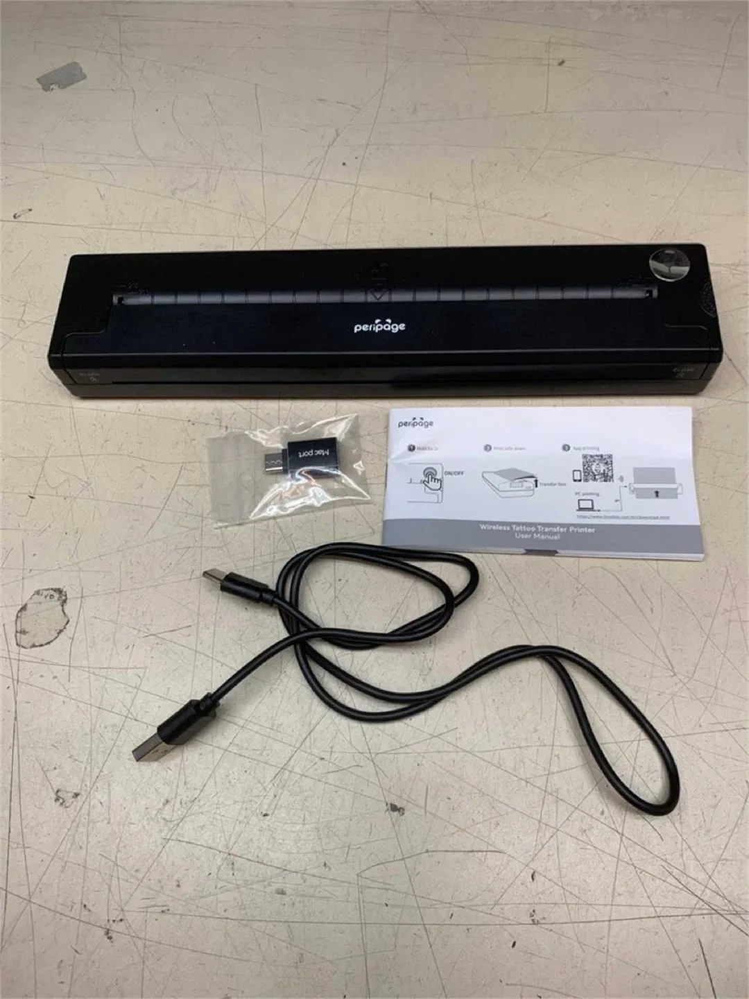 Peripage Wireless Tattoo Transfer Printer - Like New! image indicator(3)