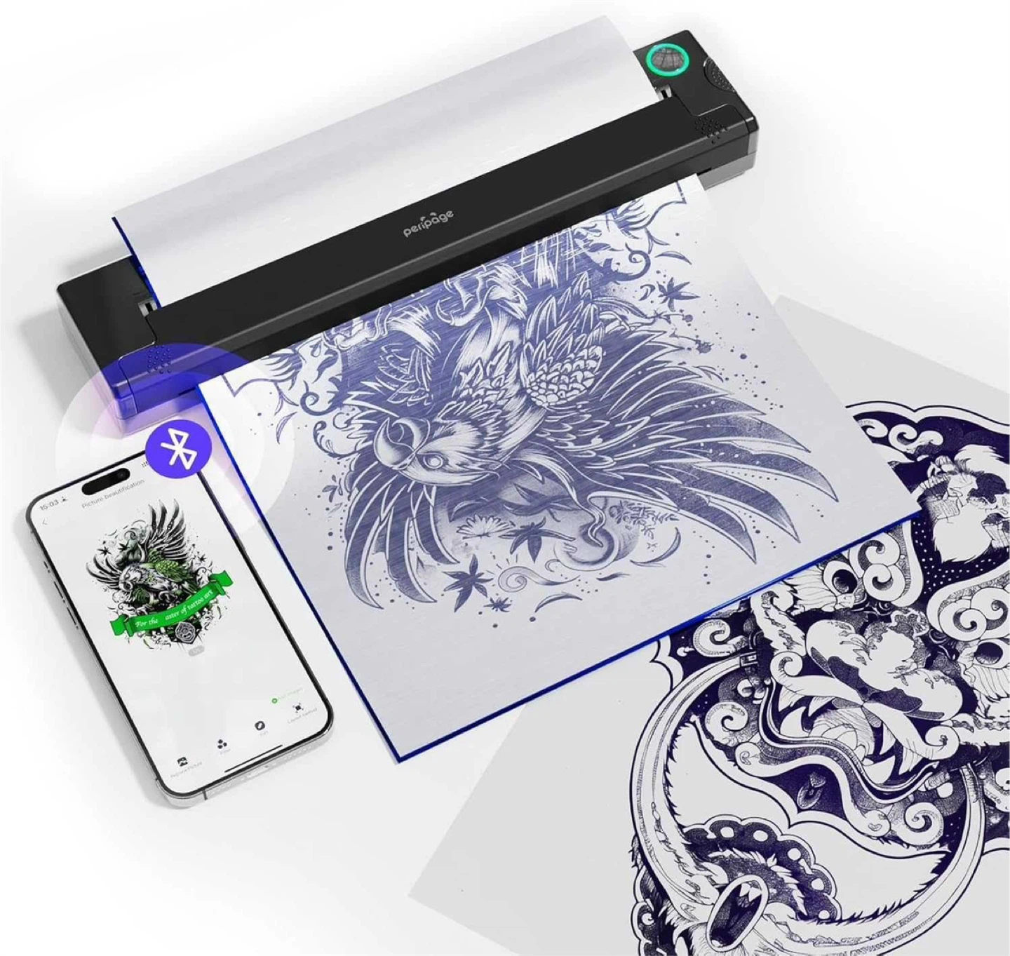 PeriPage Wireless Tattoo Transfer Printer - New