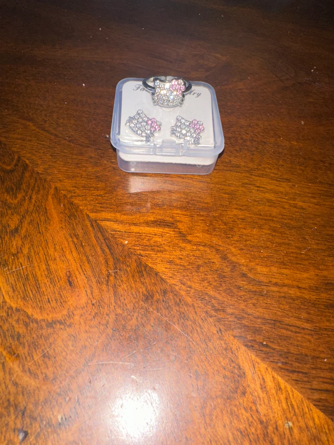Hello Kitty Ring and Earring Set