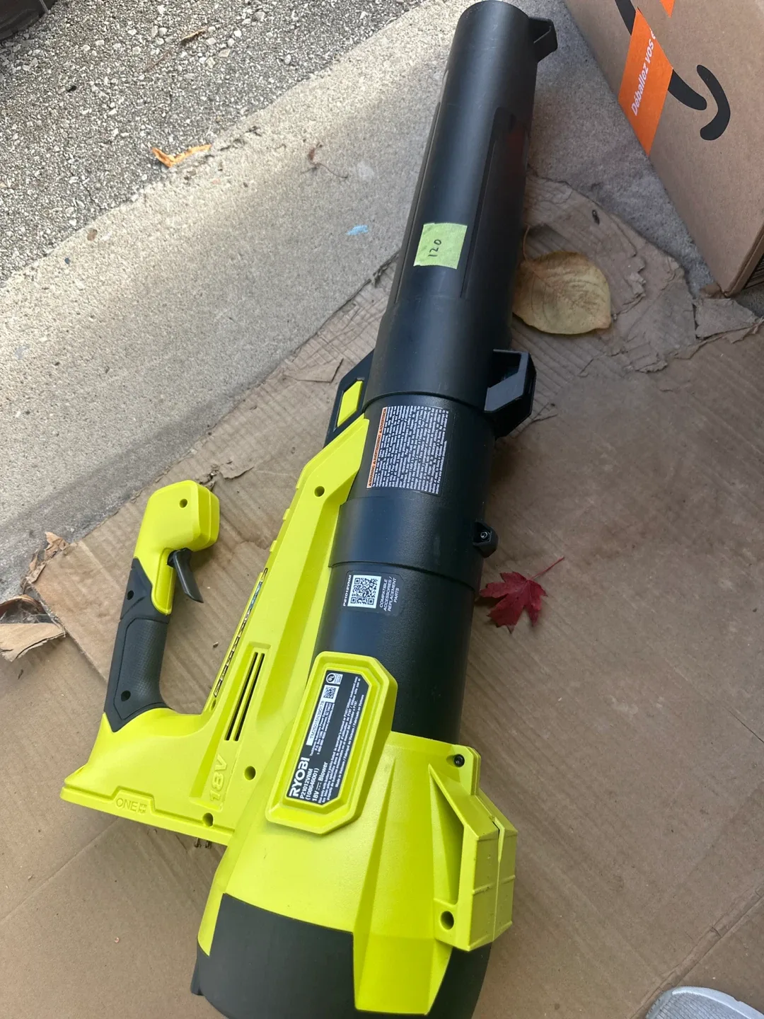 Ryobi ONE+ HP 18V Brushless Blower - Like New! image indicator(3)