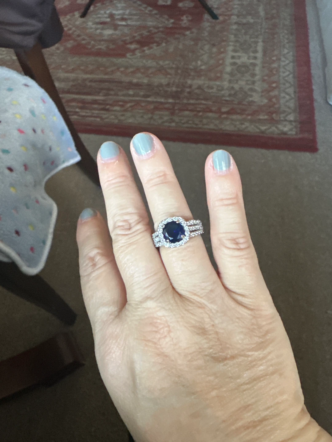 Sapphire gemstone ring - photo 2