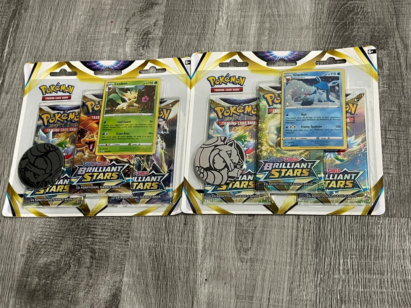 2x Brilliant Stars 3 Booster Blister Packs