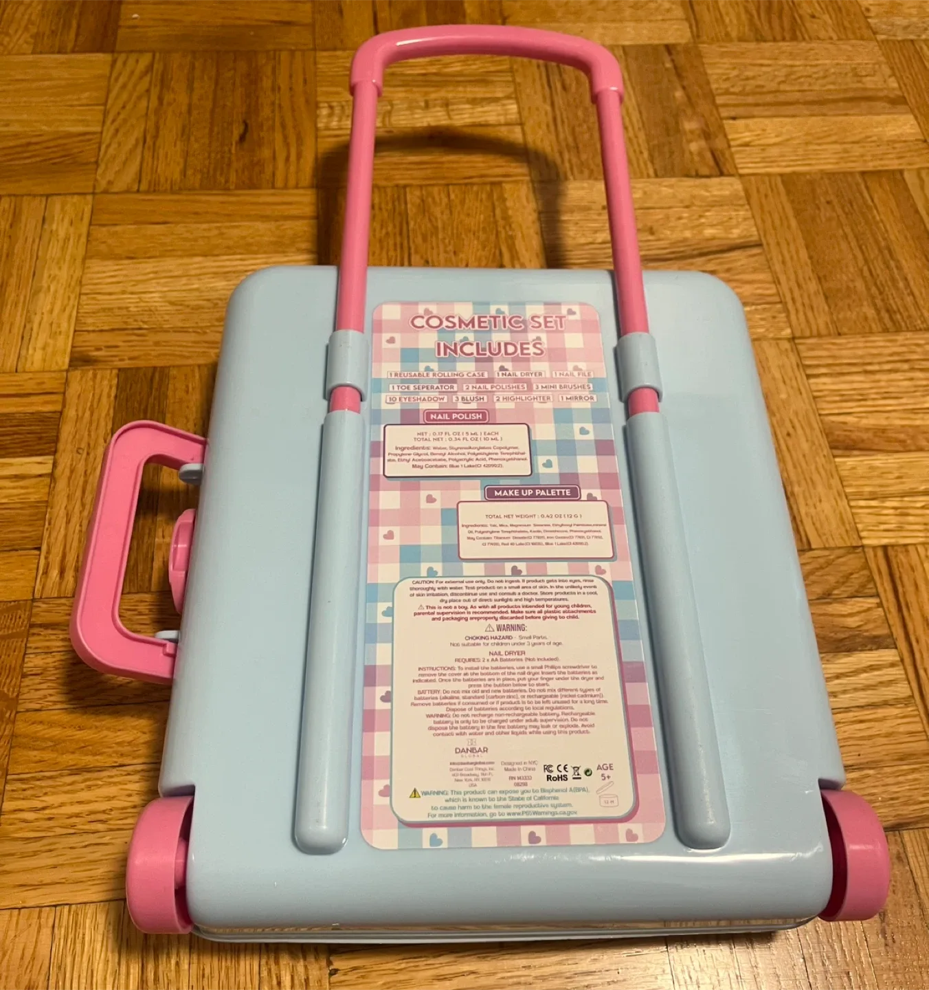 Danbar Cosmetic Set Includes Reusable Rolling Case image indicator(4)