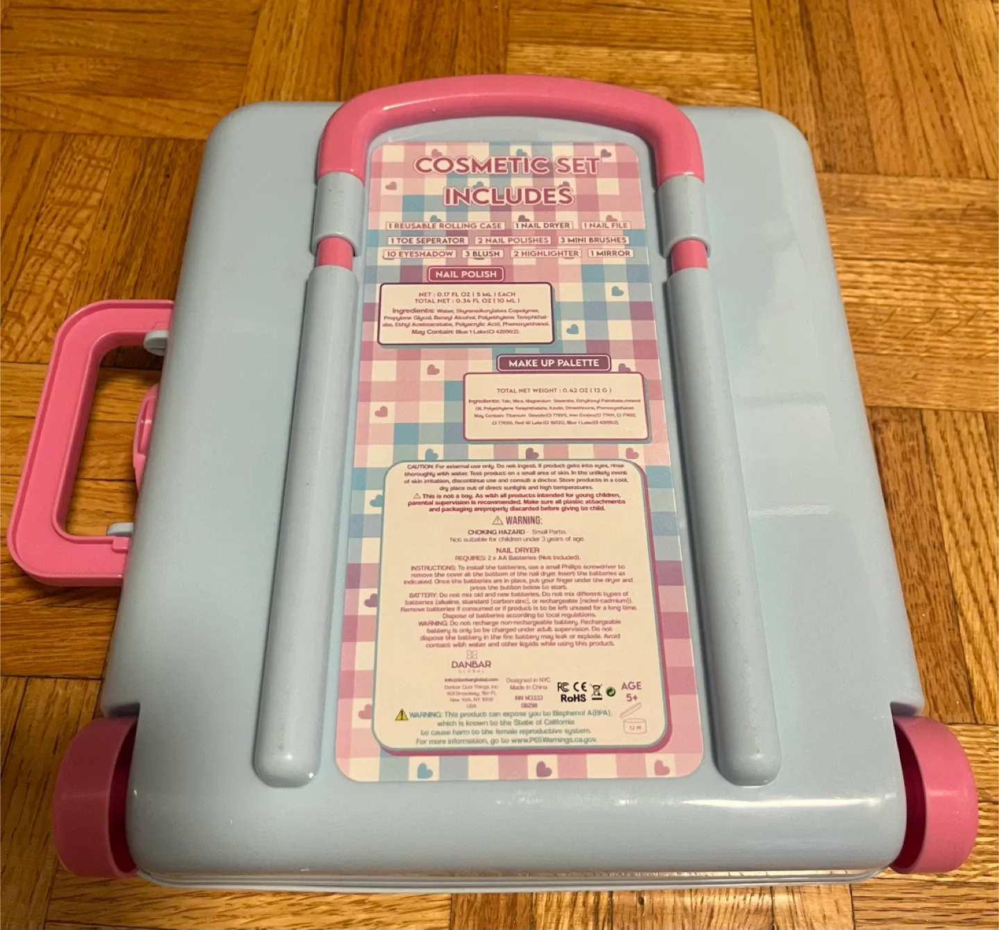 Danbar Cosmetic Set Includes Reusable Rolling Case image indicator(2)