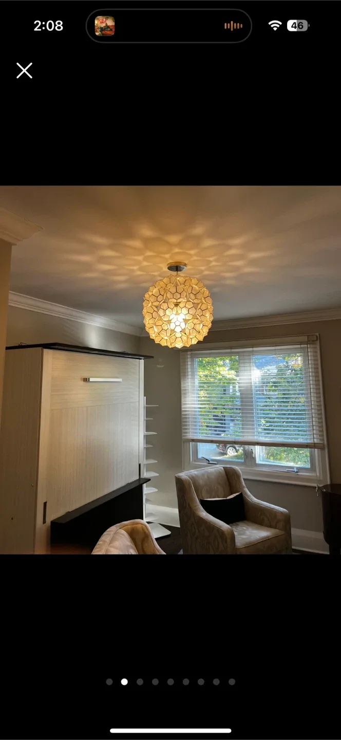 Full size Murphy Bed frame with Desk image indicator(3)