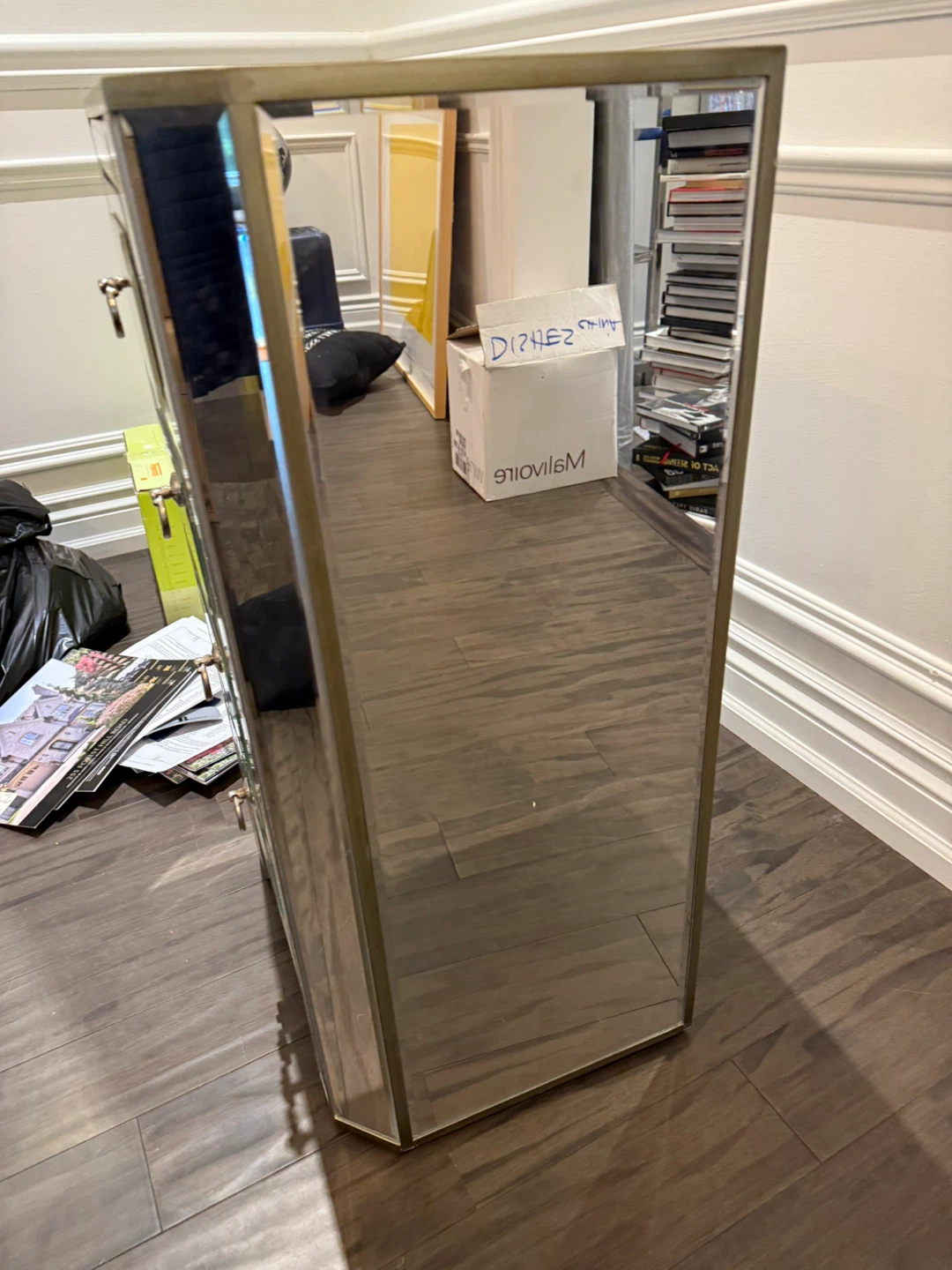 Mirrored 4-Drawer Accent Cabinet - photo 4