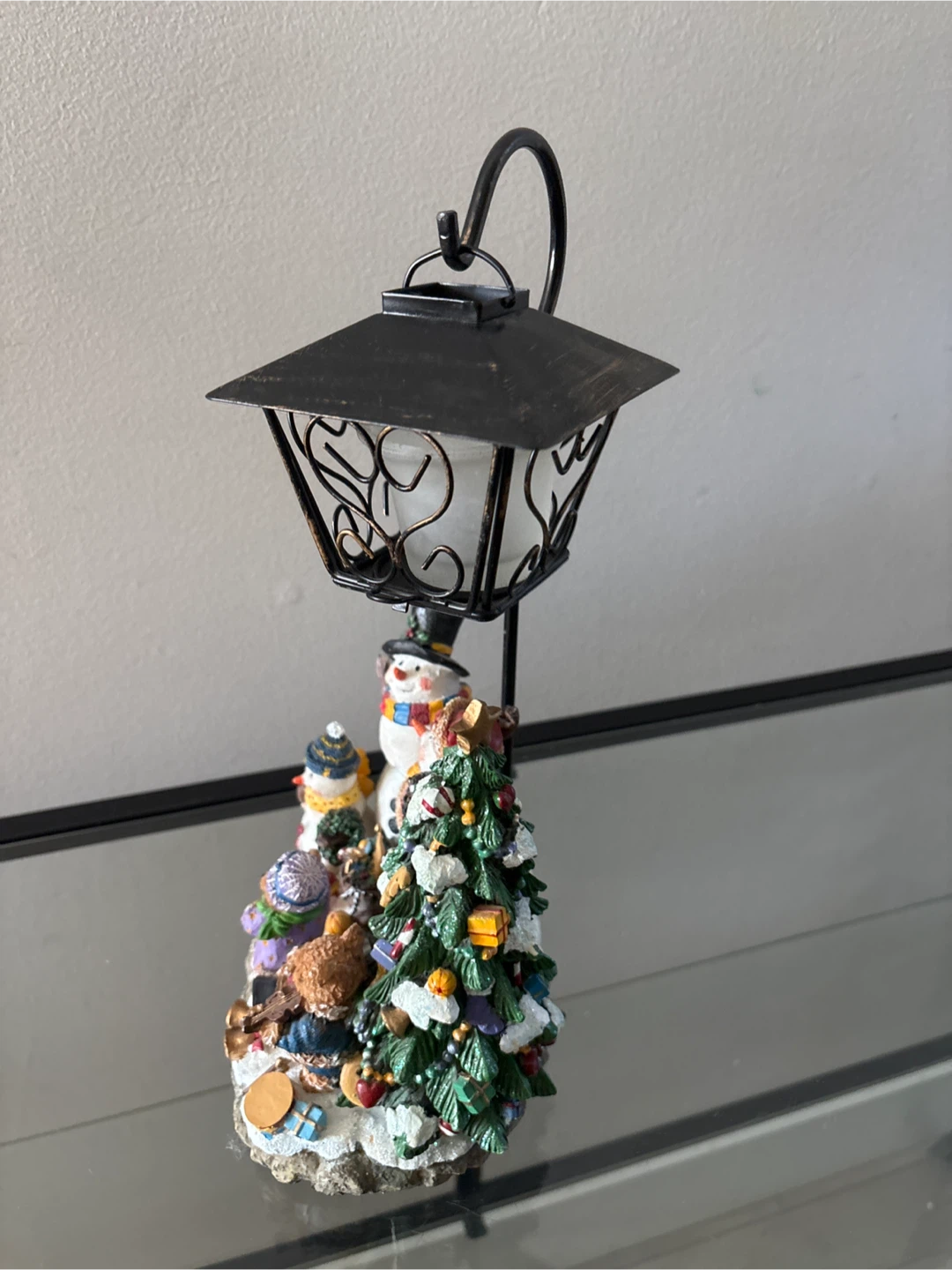 Christmas Snowman Scene Lantern - photo 4
