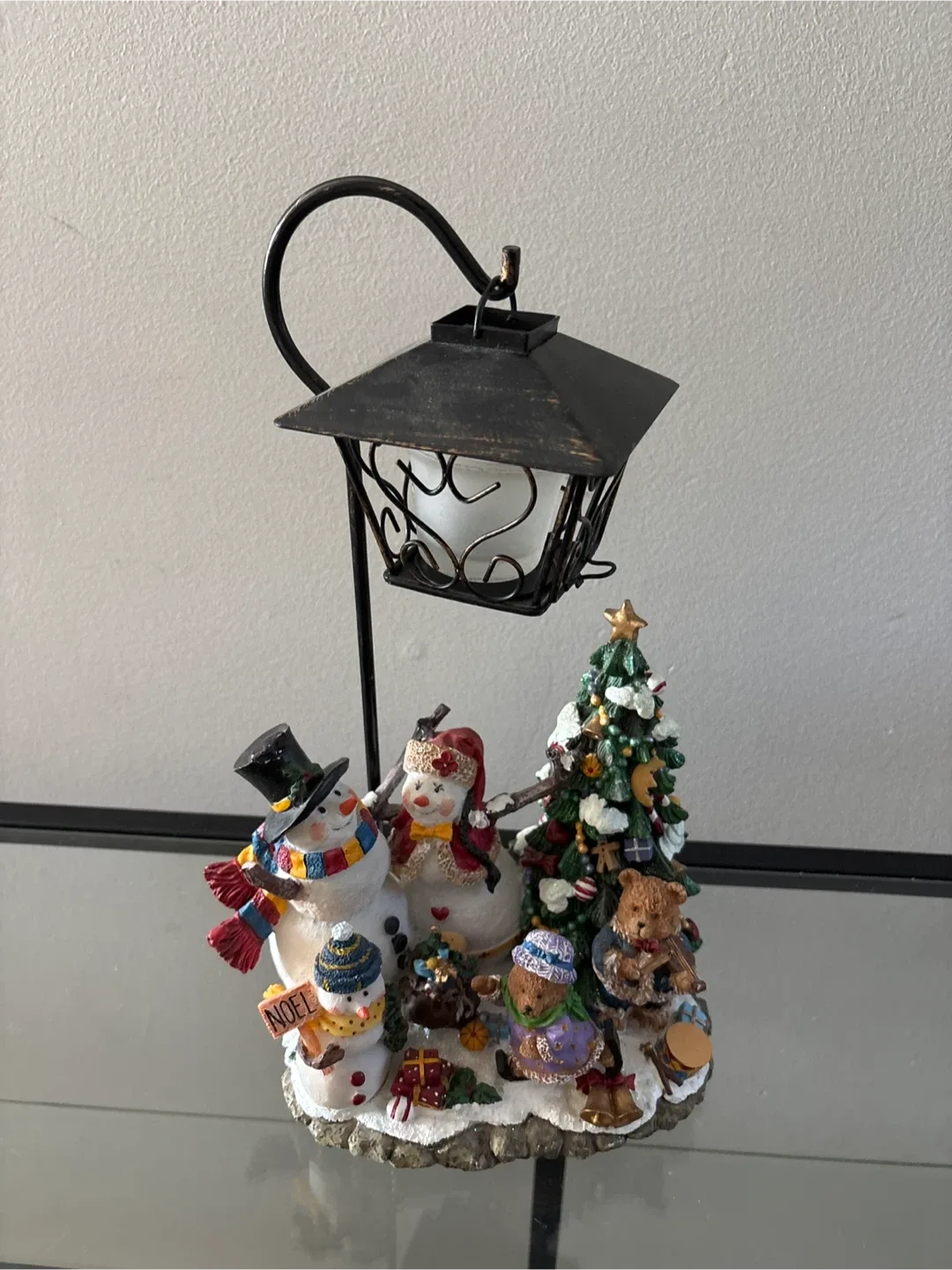 Christmas Snowman Scene Lantern image indicator(6)