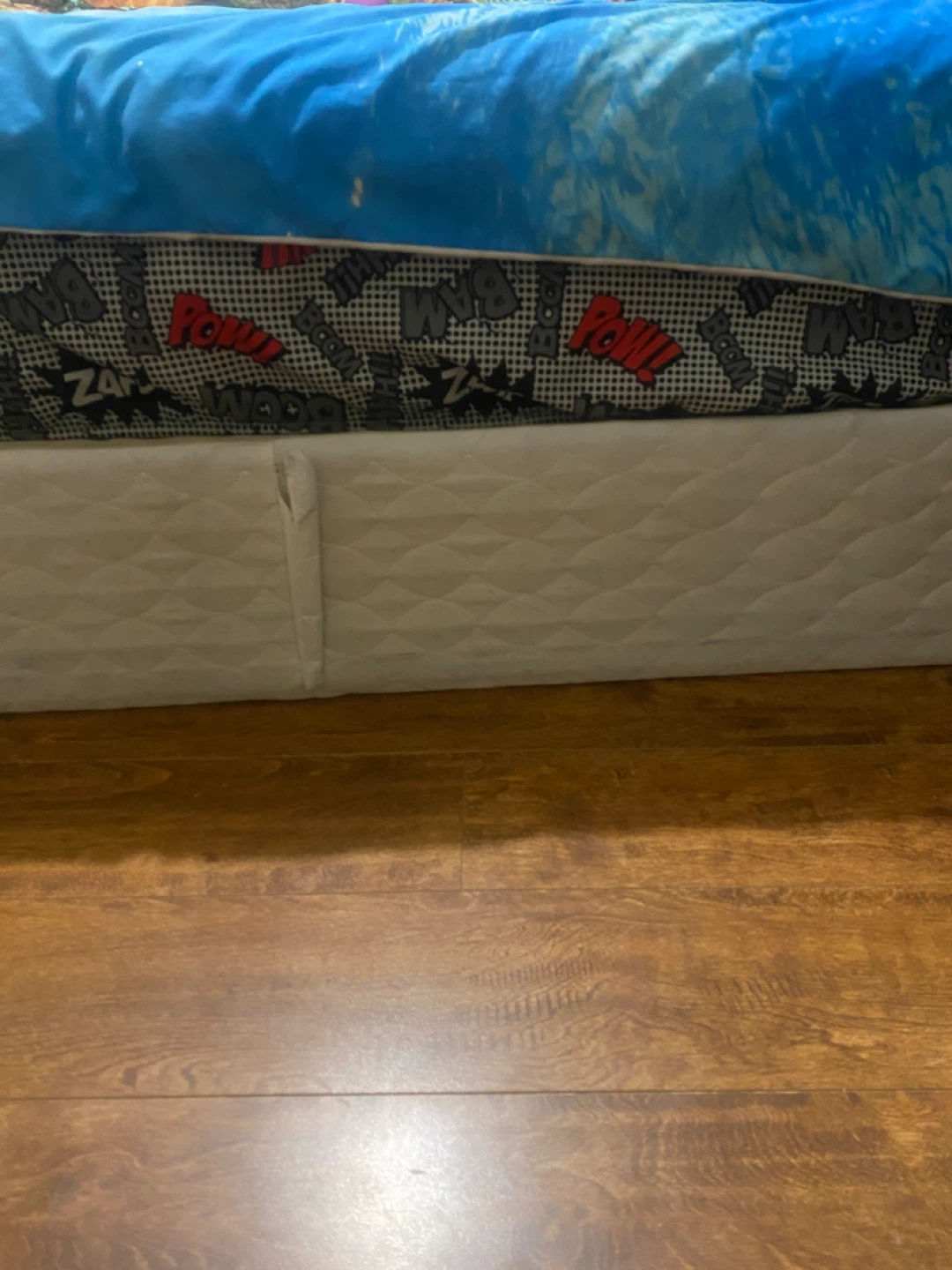 Queen Bed frame, box spring and mattress - photo 4