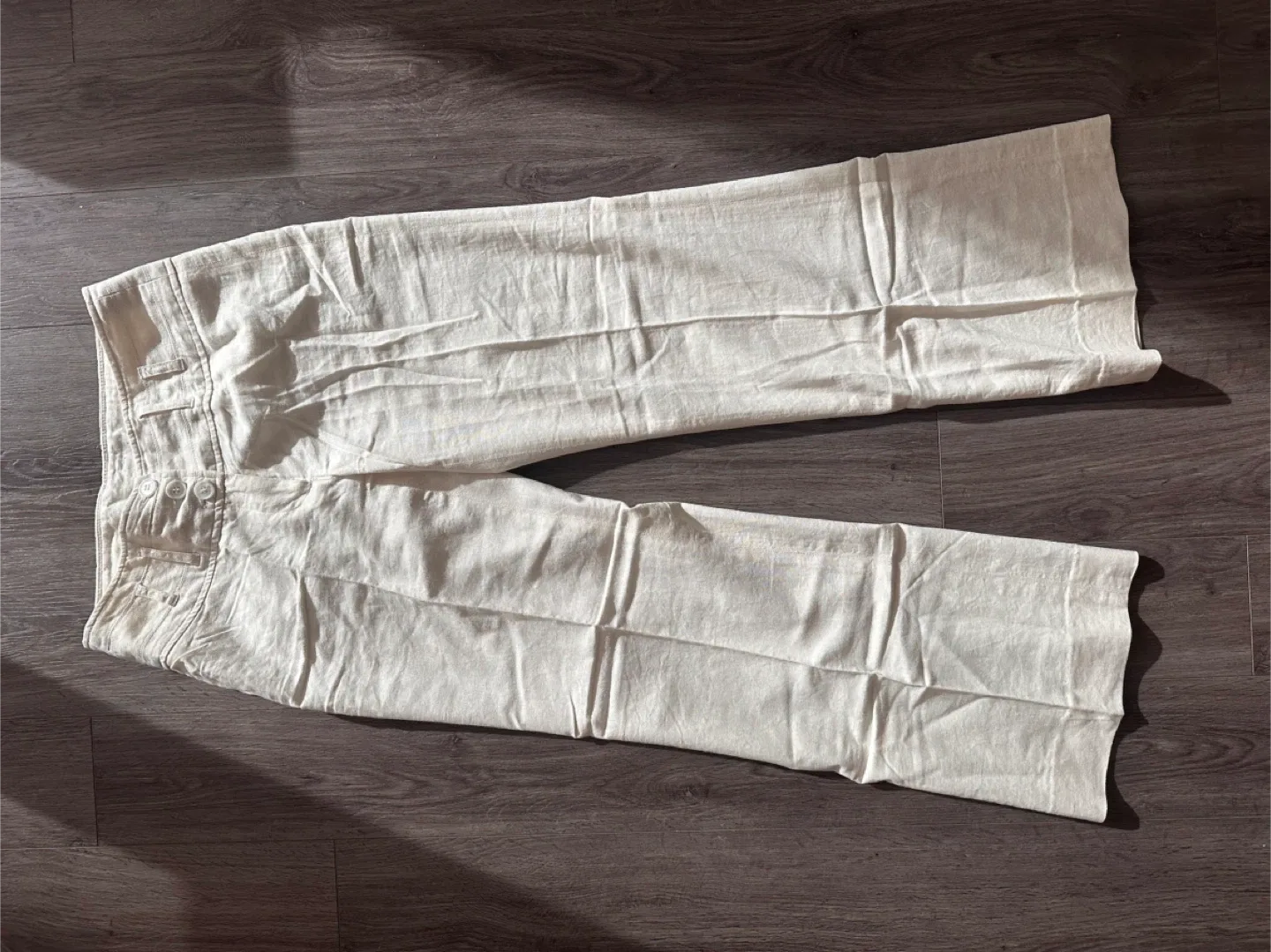 Suzy Shier Cream Pants - Size 1/2 thumbnail