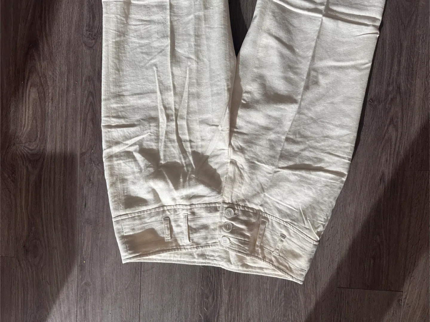 Suzy Shier Cream Pants - Size 1/2 image indicator(3)