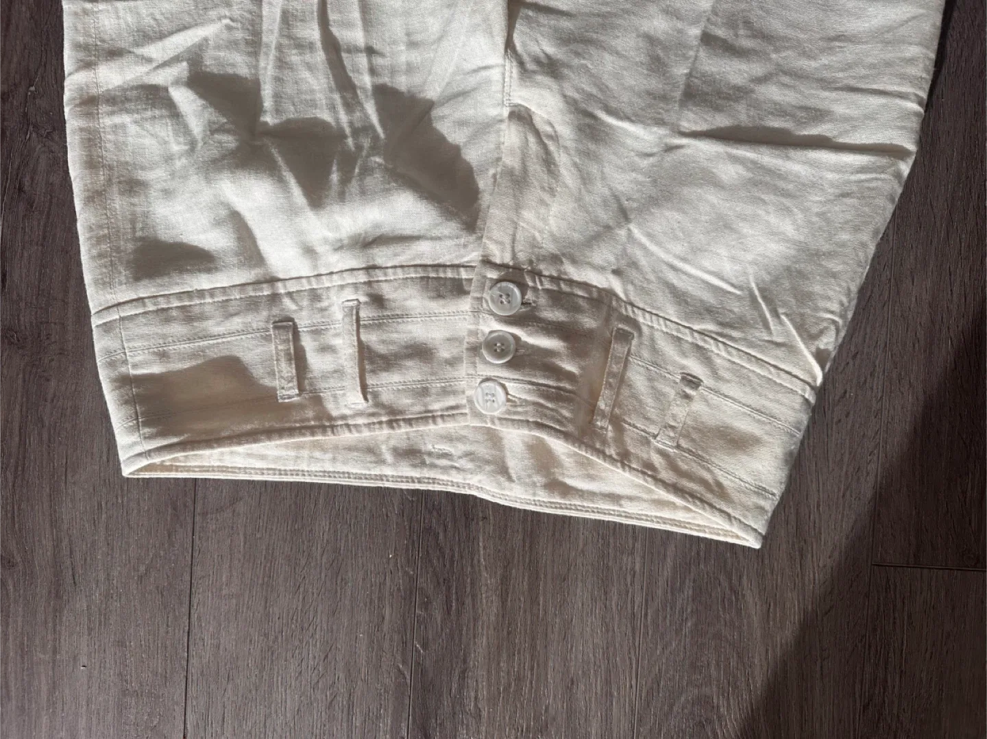 Suzy Shier Cream Pants - Size 1/2 image indicator(2)