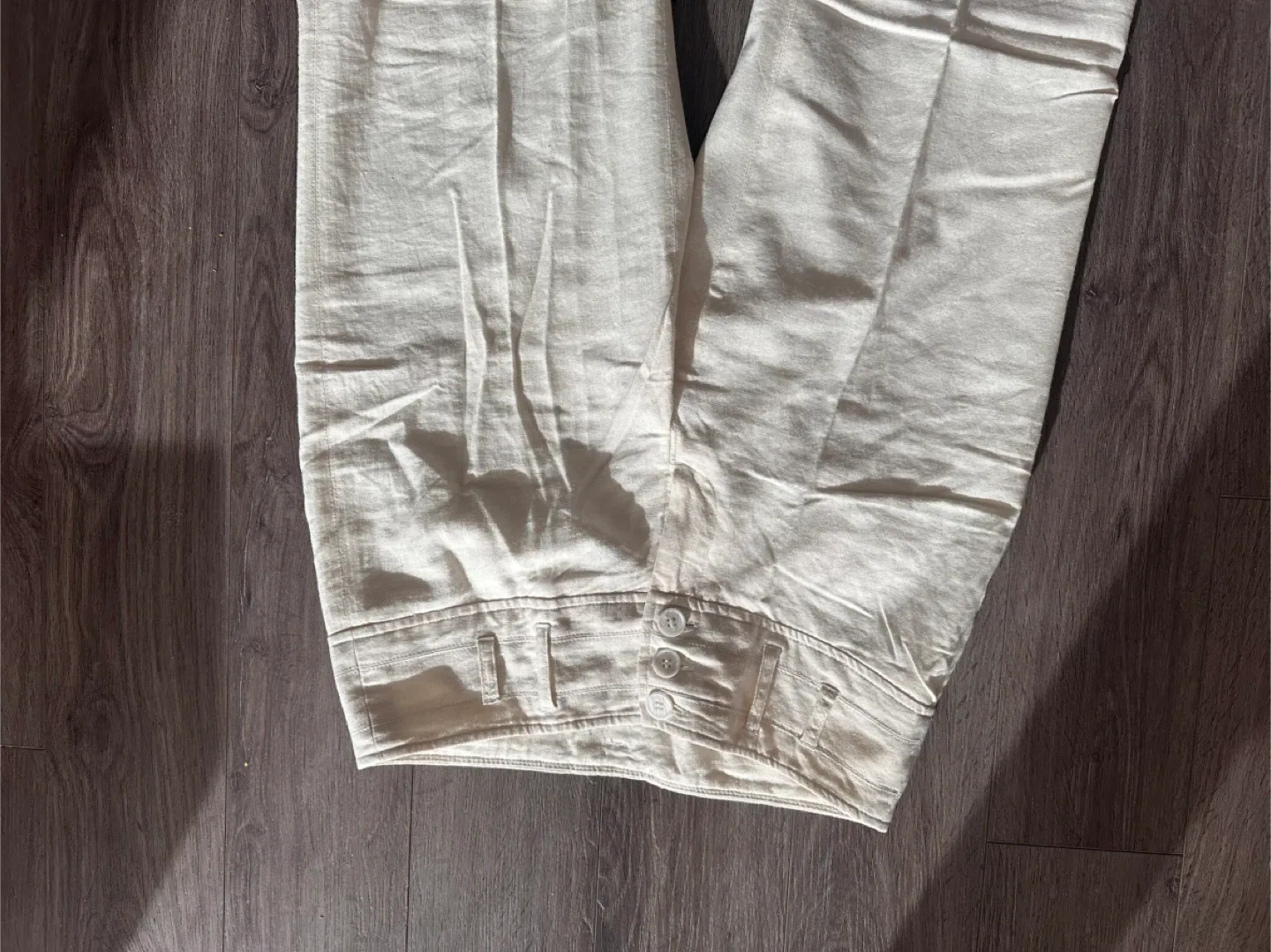 Suzy Shier Cream Pants - Size 1/2 image indicator(4)