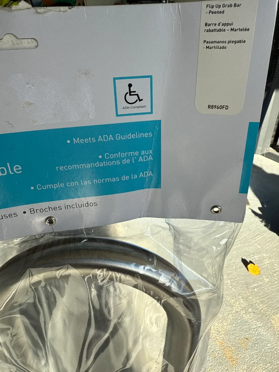 Moen Flip-Up Grab Bar - New in Package! image indicator(4)