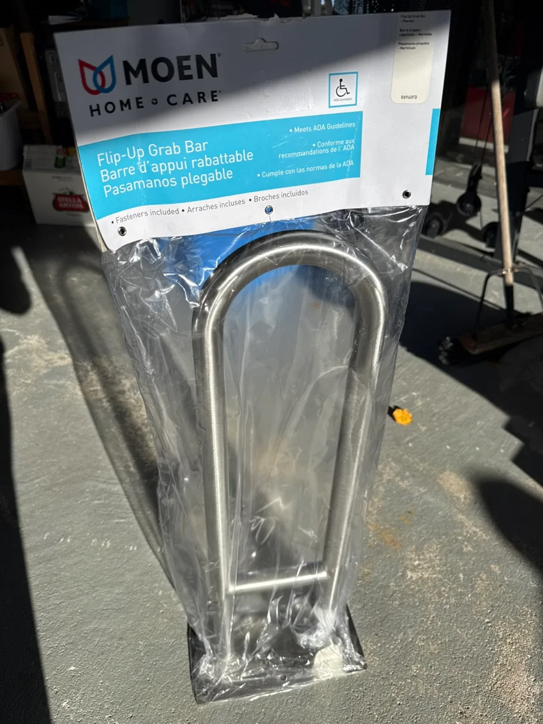 Moen Flip-Up Grab Bar - New in Package! thumbnail