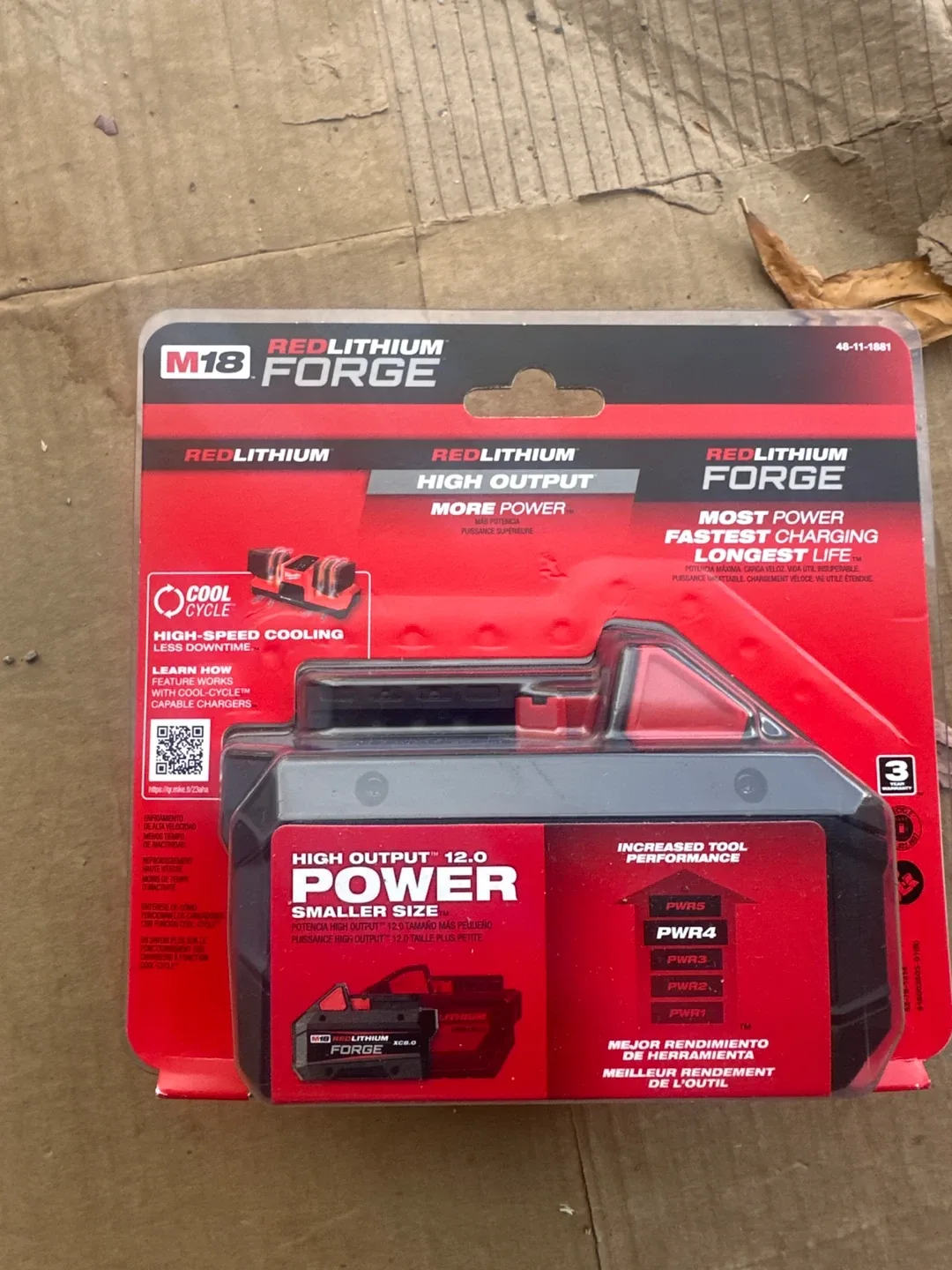Milwaukee M18 RedLithium Forge XC8.0 Battery image indicator(2)