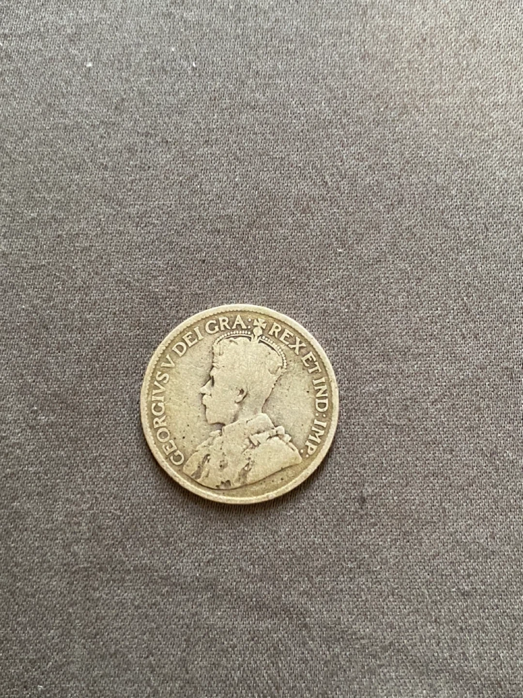 1918 Canadian 25 Cent Coin - photo 2