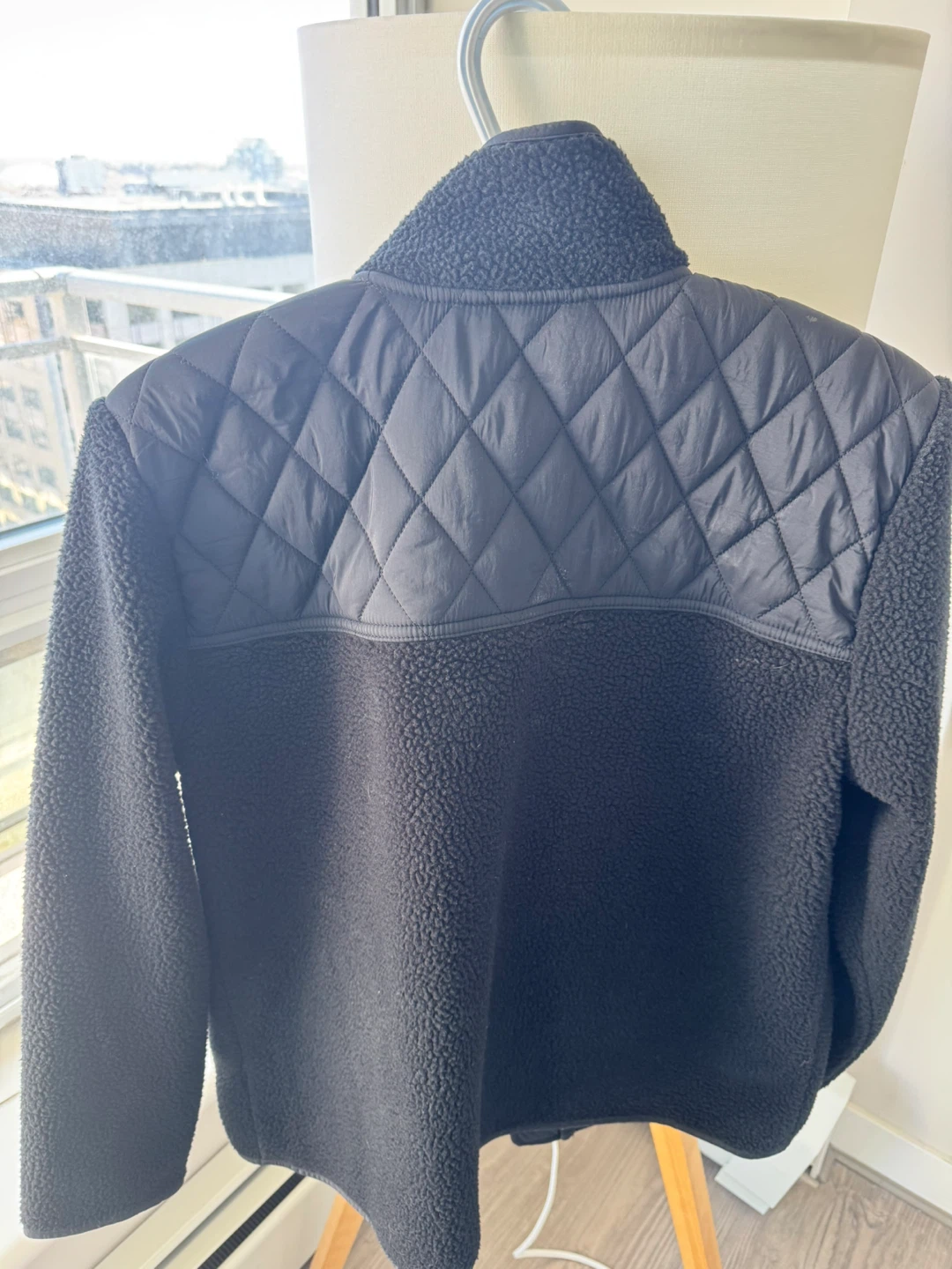 Style&Co. Black Quilted Sherpa Jacket - photo 2