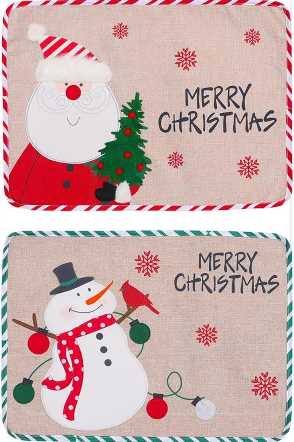 NEW Christmas Placemats (Set of 4) - photo 3