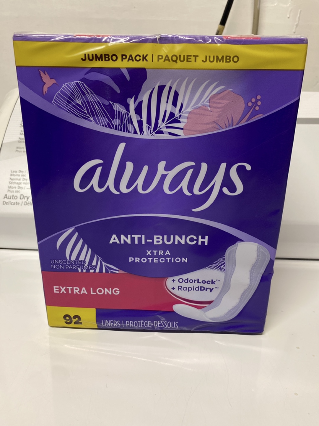 Always Anti-Bunch Xtra Protection Liners - 92 Count