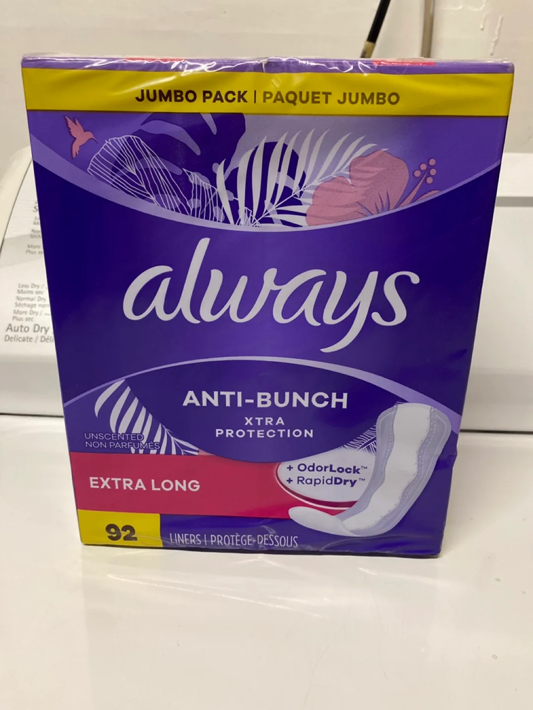 Always Anti-Bunch Xtra Protection Liners - 92 Count