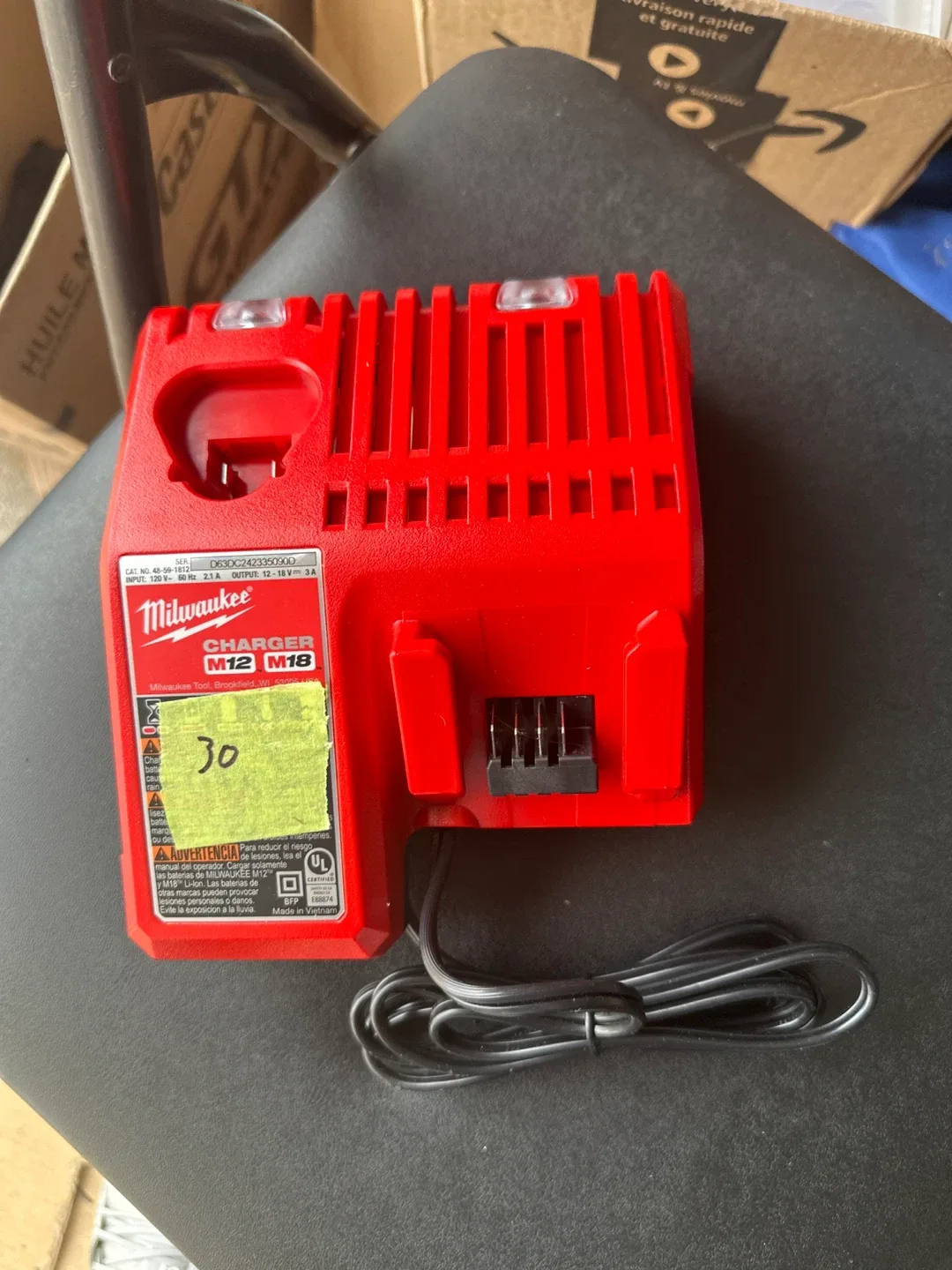 Milwaukee M12-M18 Battery Charger