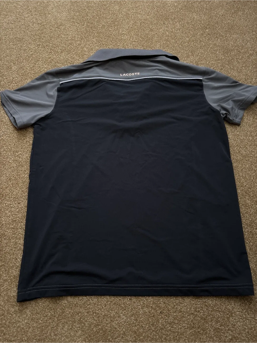 Lacoste Golf Polo - Grey & Black image indicator(2)