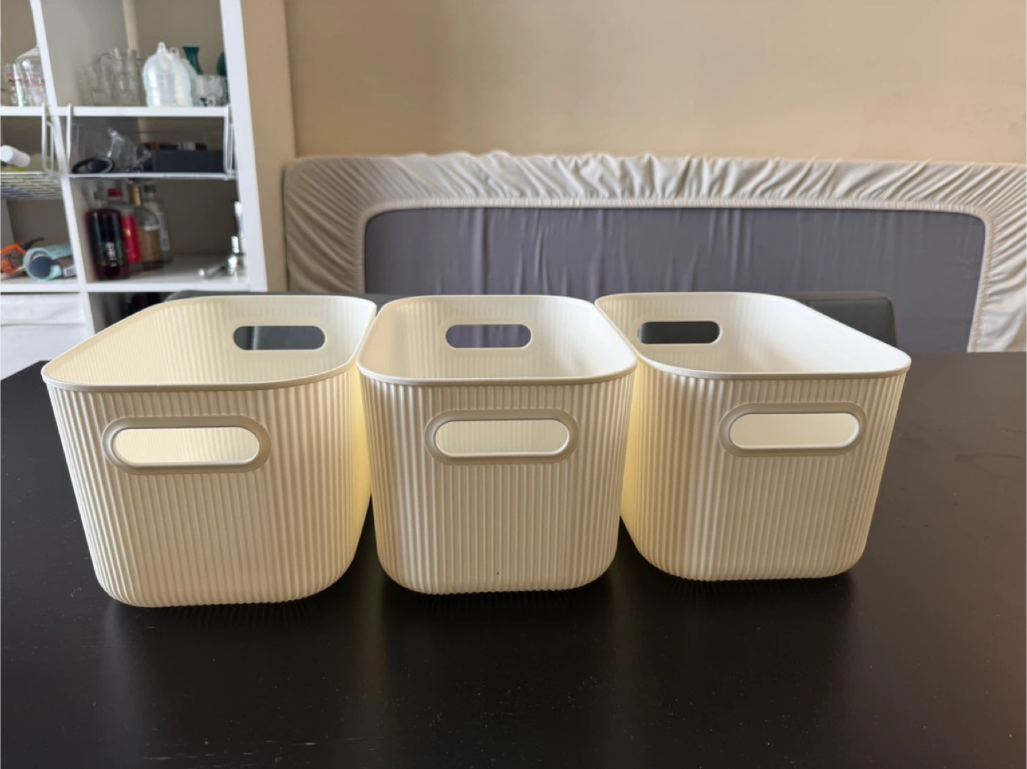 Homesense 3White Storage Baskets