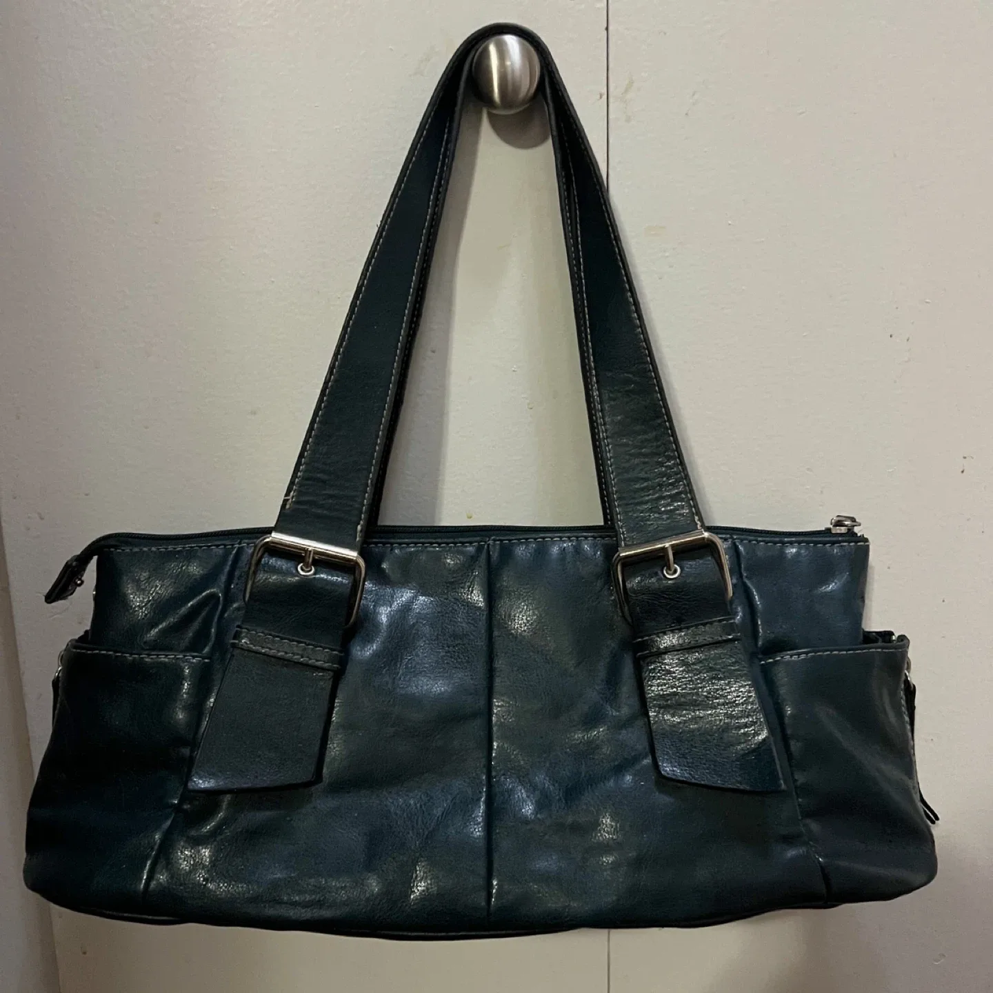 Vintage Teal Shoulder Bag image indicator(3)