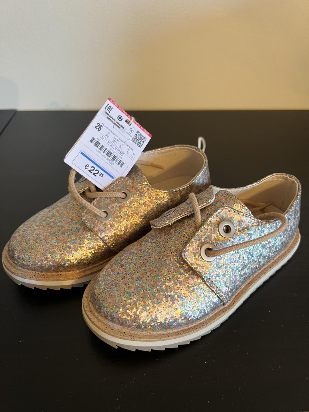 Zara Kids Glitter Shoes - Size 9.5 - photo 2