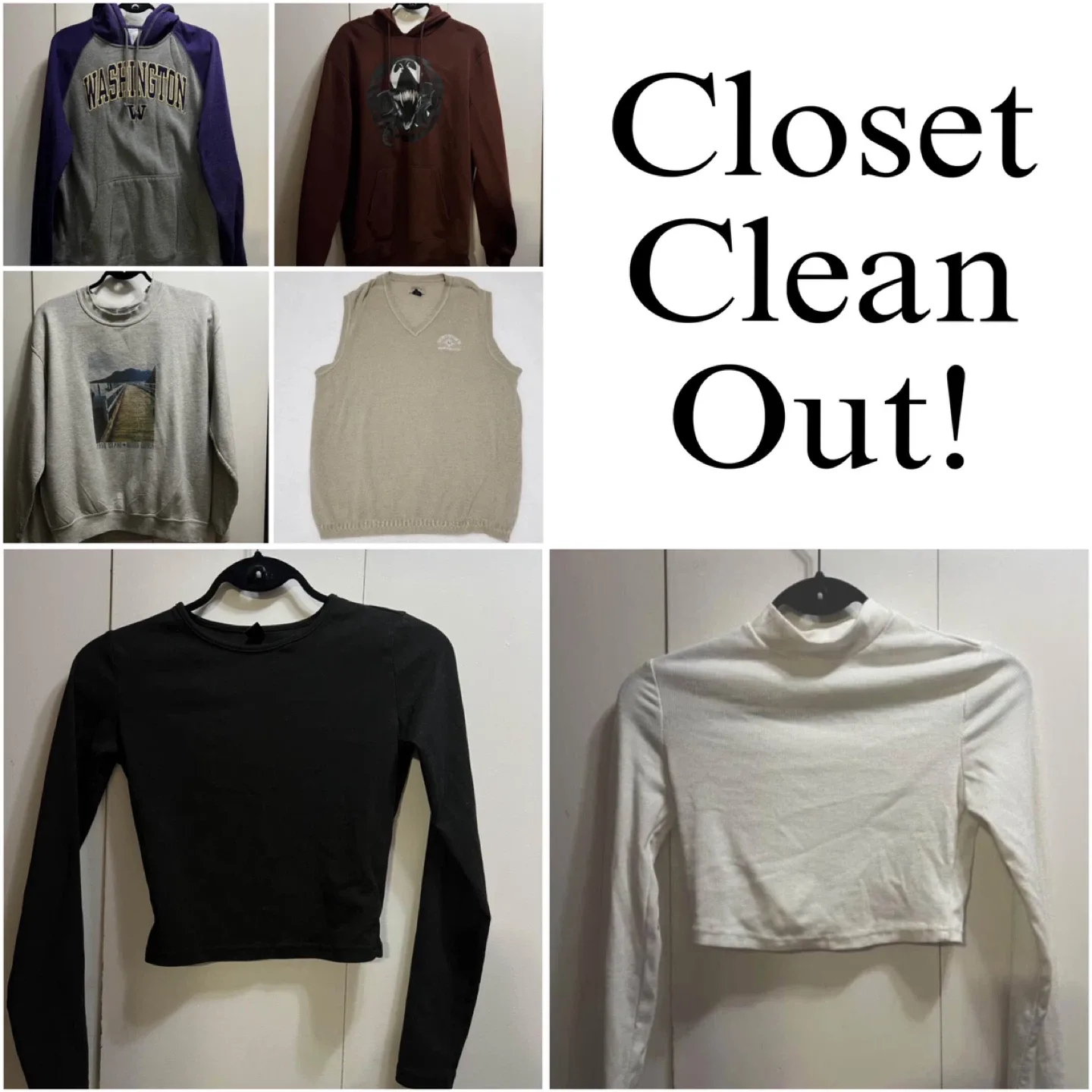 Closet Clean Out - 5-10$