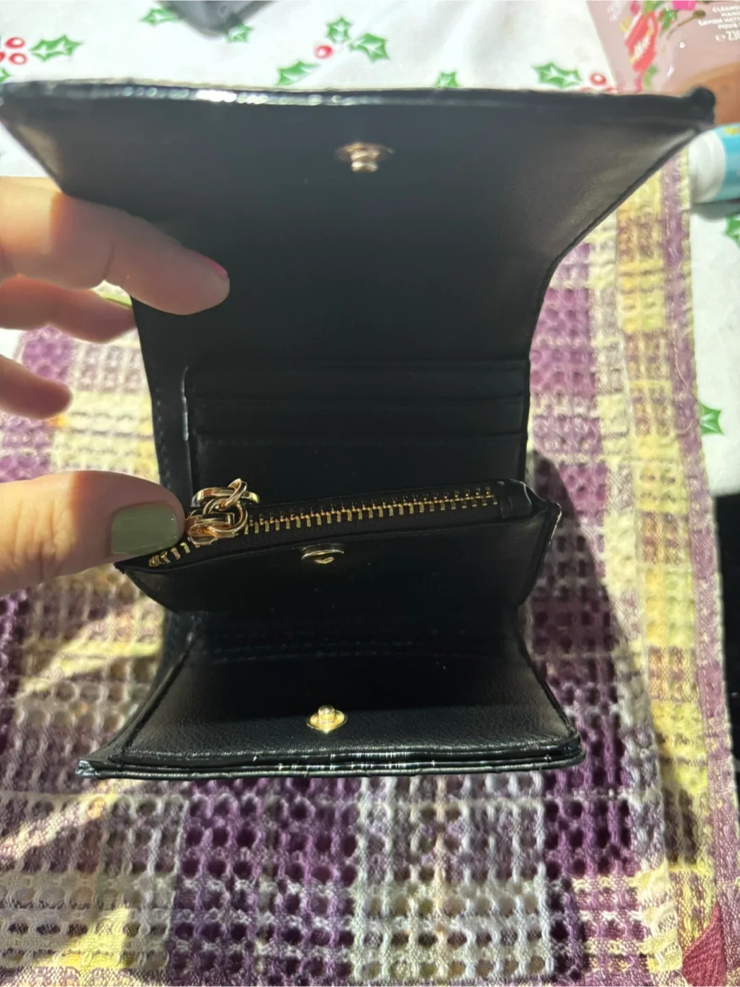 Victoria's Secret Black Trifold Wallet image indicator(2)