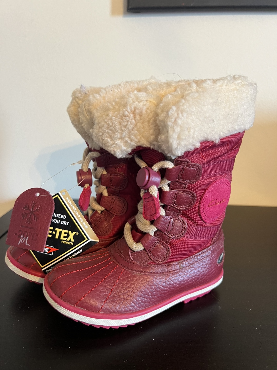 Clarks Fabyola Tex Toddler Winter Boots - US 8M - New - photo 3