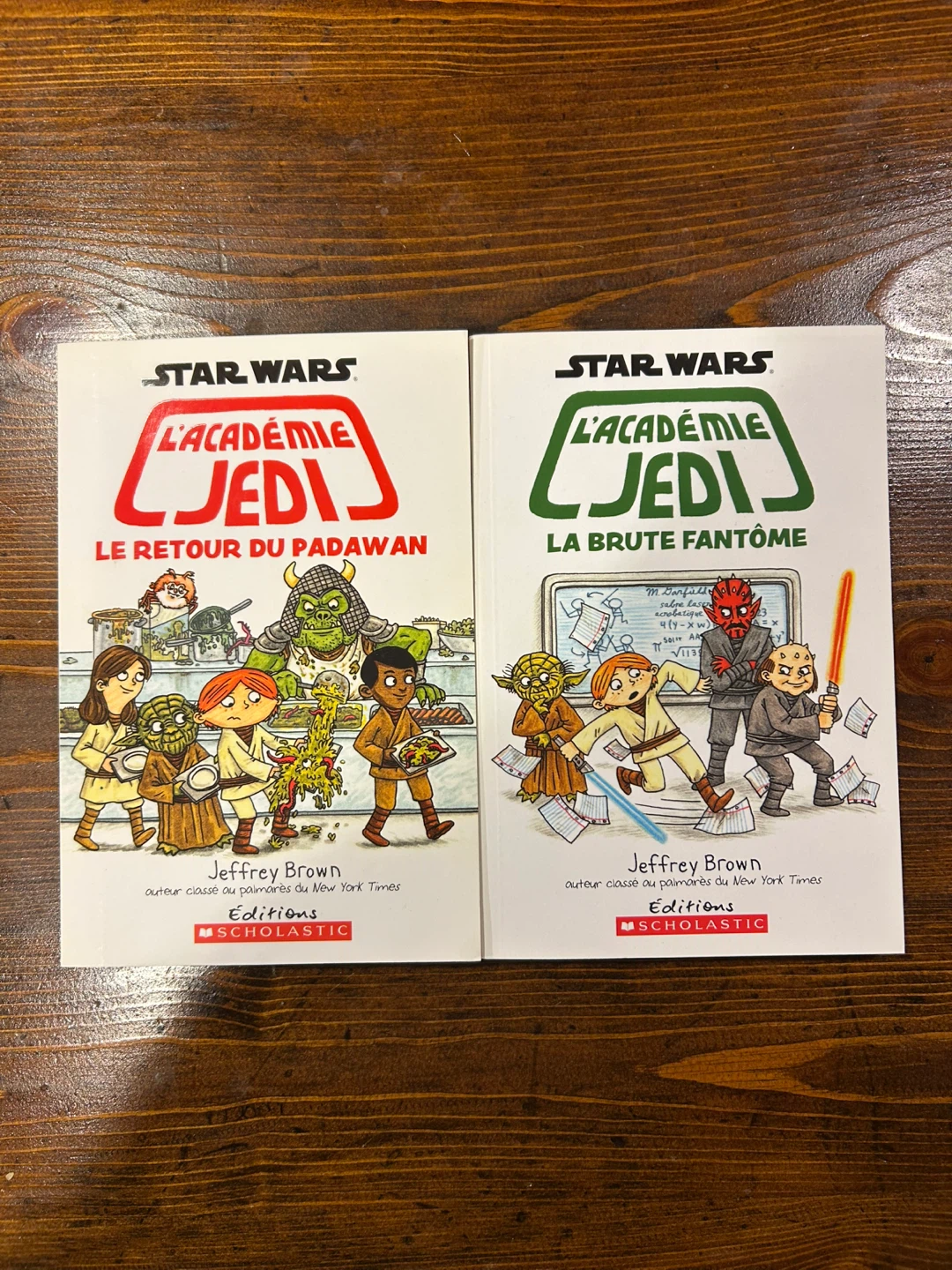 Star Wars L'Académie Jedi Books by Jeffrey Brown