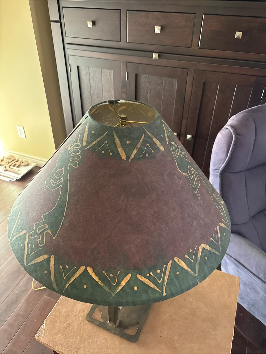 Unique Southwestern Style Table Lamp image indicator(4)