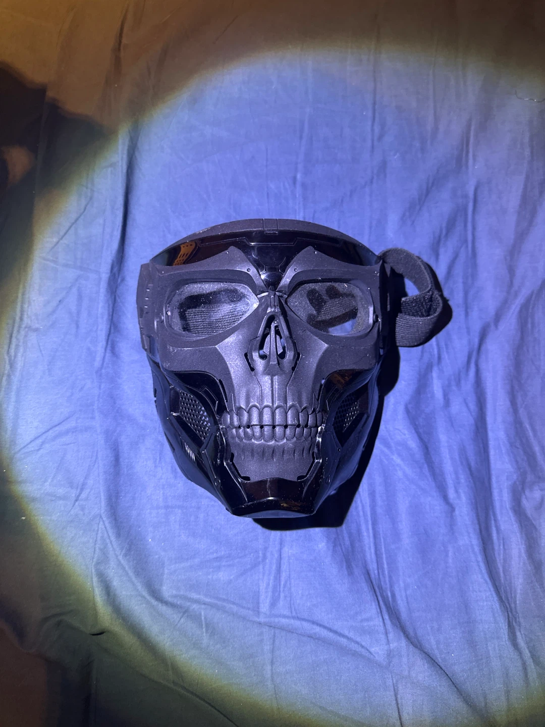 Skull Full Face Mask - Black