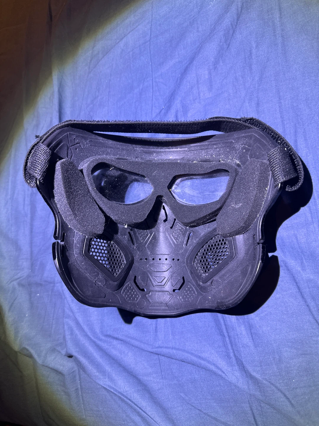 Skull Full Face Mask - Black - photo 2