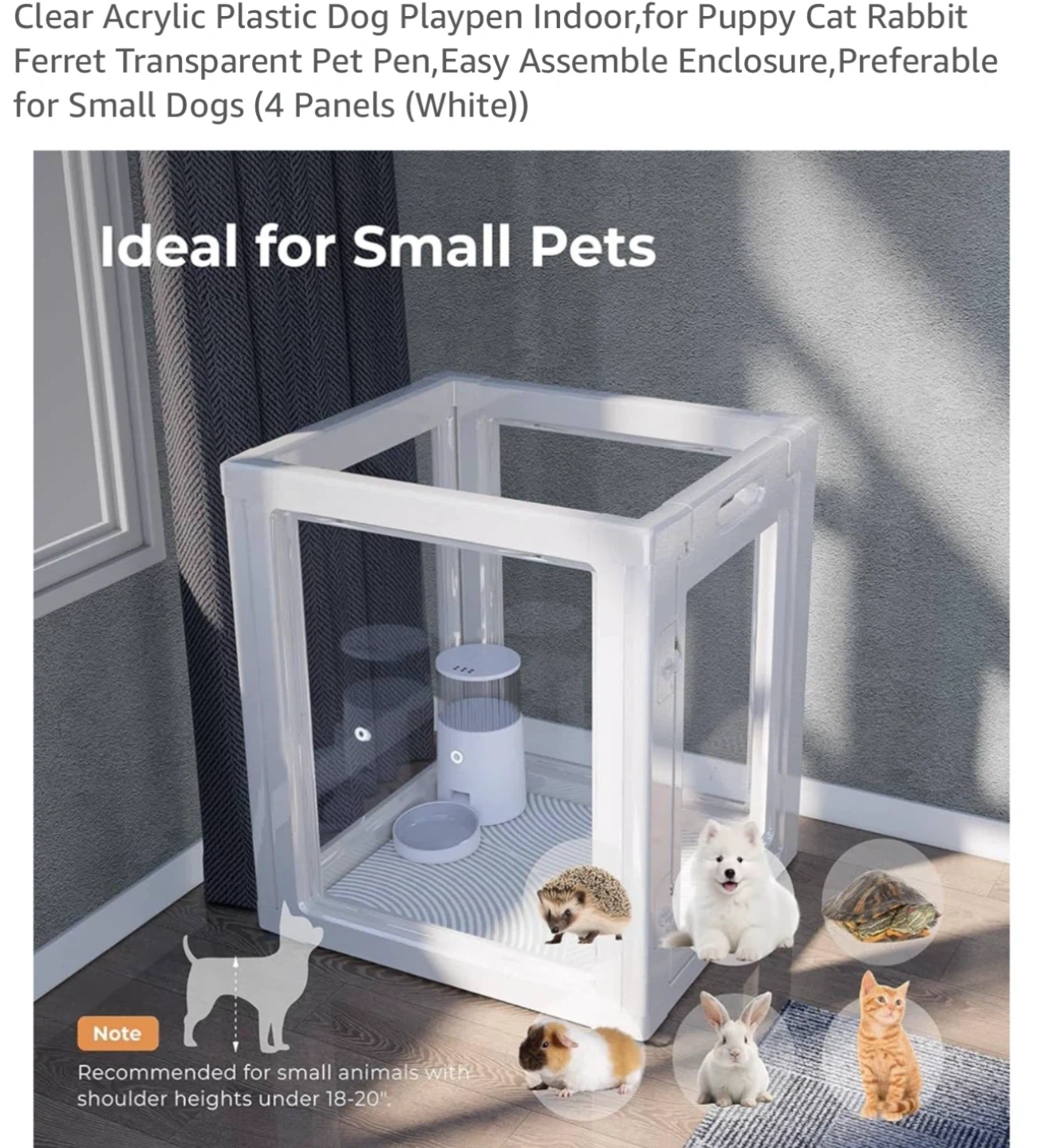 Optimus Design Studio Dog Playpen - Indoor/Outdoor