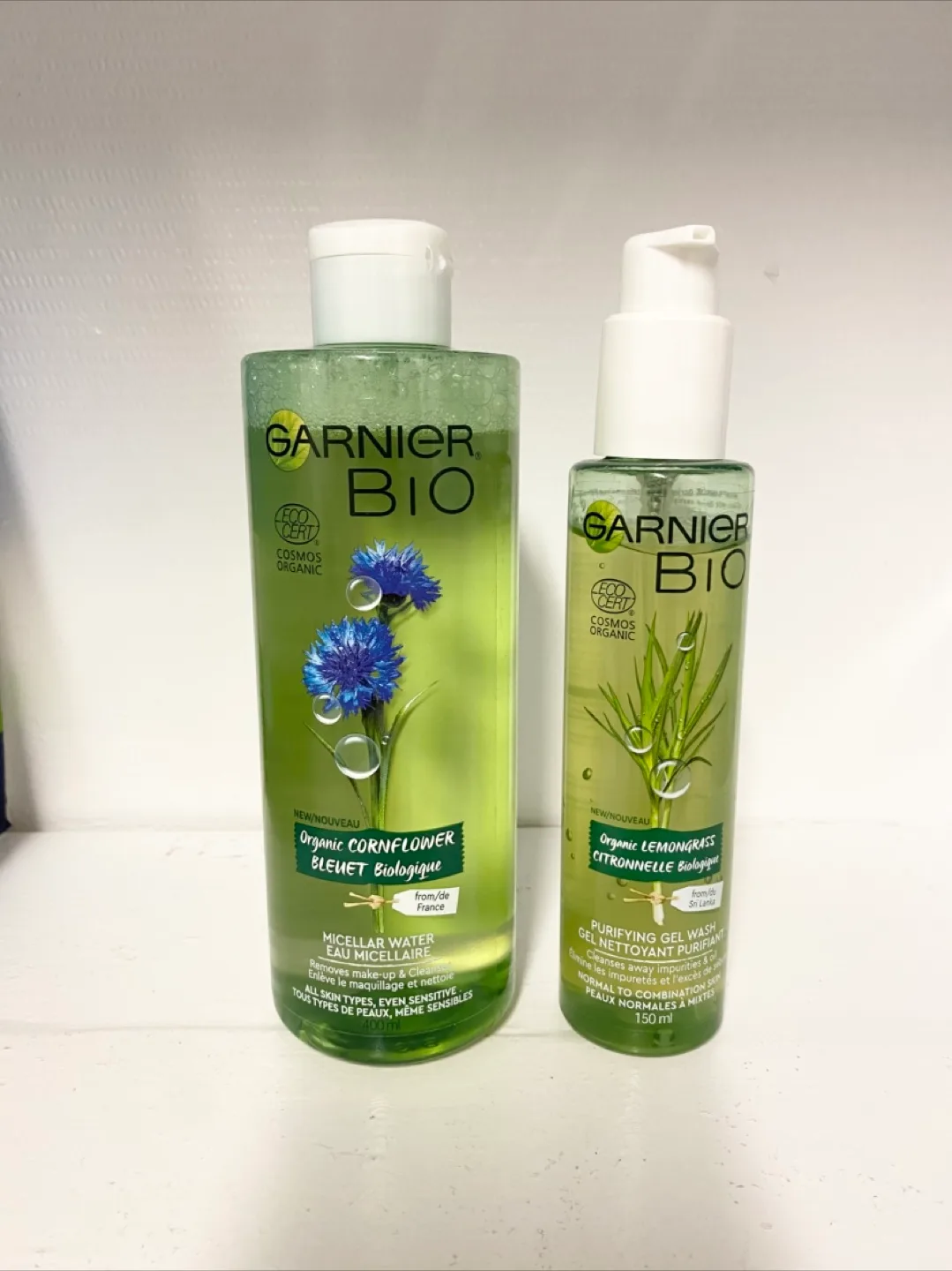 Garnier BIO Micellar Water & Purifying Gel Wash