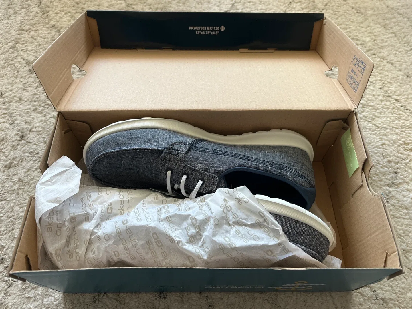 New Skechers Shoes, Size 8.5 with tags/box image indicator(2)