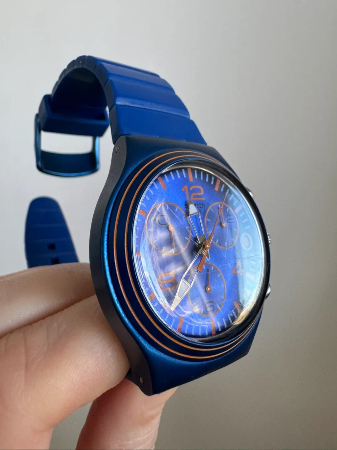 Swatch Once Again Blue Watch image indicator(2)