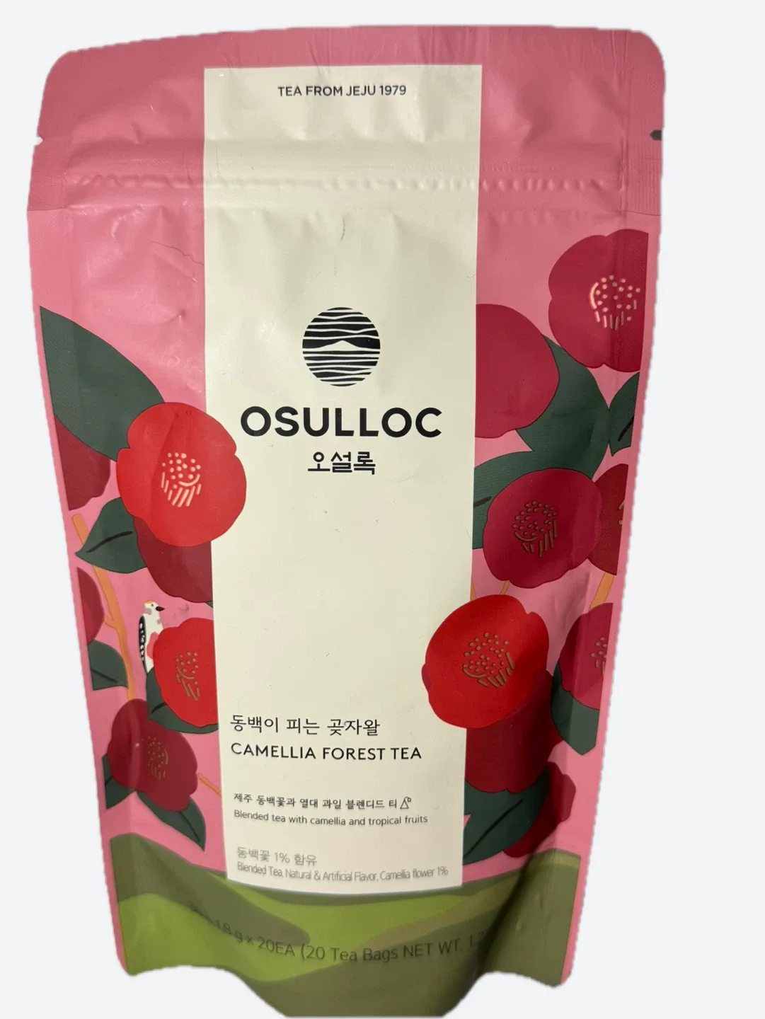(LAST) JEJU OSULLOC Camellia Forest Tea - 20 Tea Bags image indicator(3)