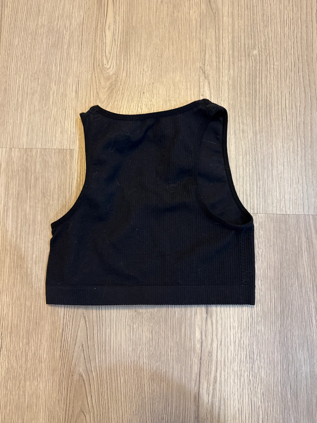 Garage Black Ribbed Tank Top - Size T16 - photo 2