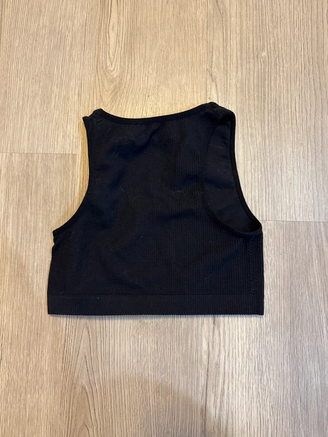 Garage Black Ribbed Tank Top - Size T16 image indicator(2)