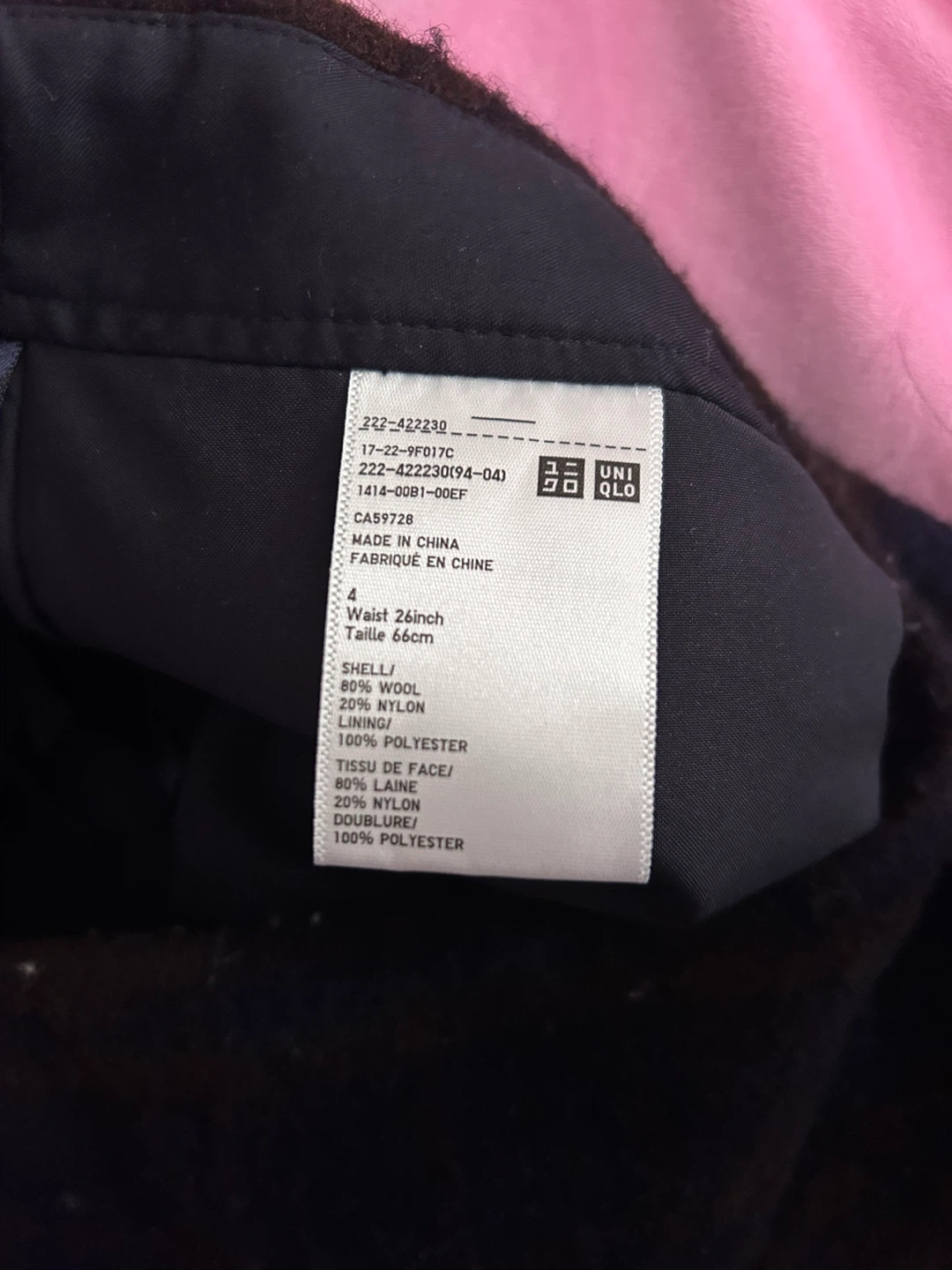 Uniqlo Plaid Wool Blend Mini Skirt - Size 4 - photo 2