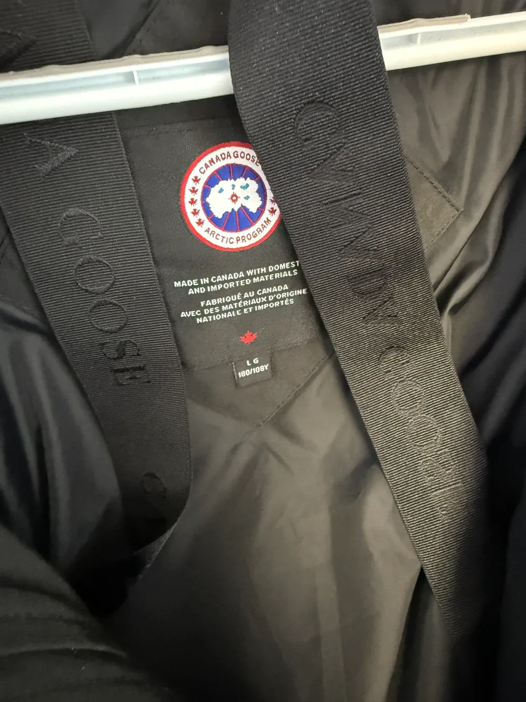 Canada Goose Black Puffer Jacket - Size Large image indicator(3)