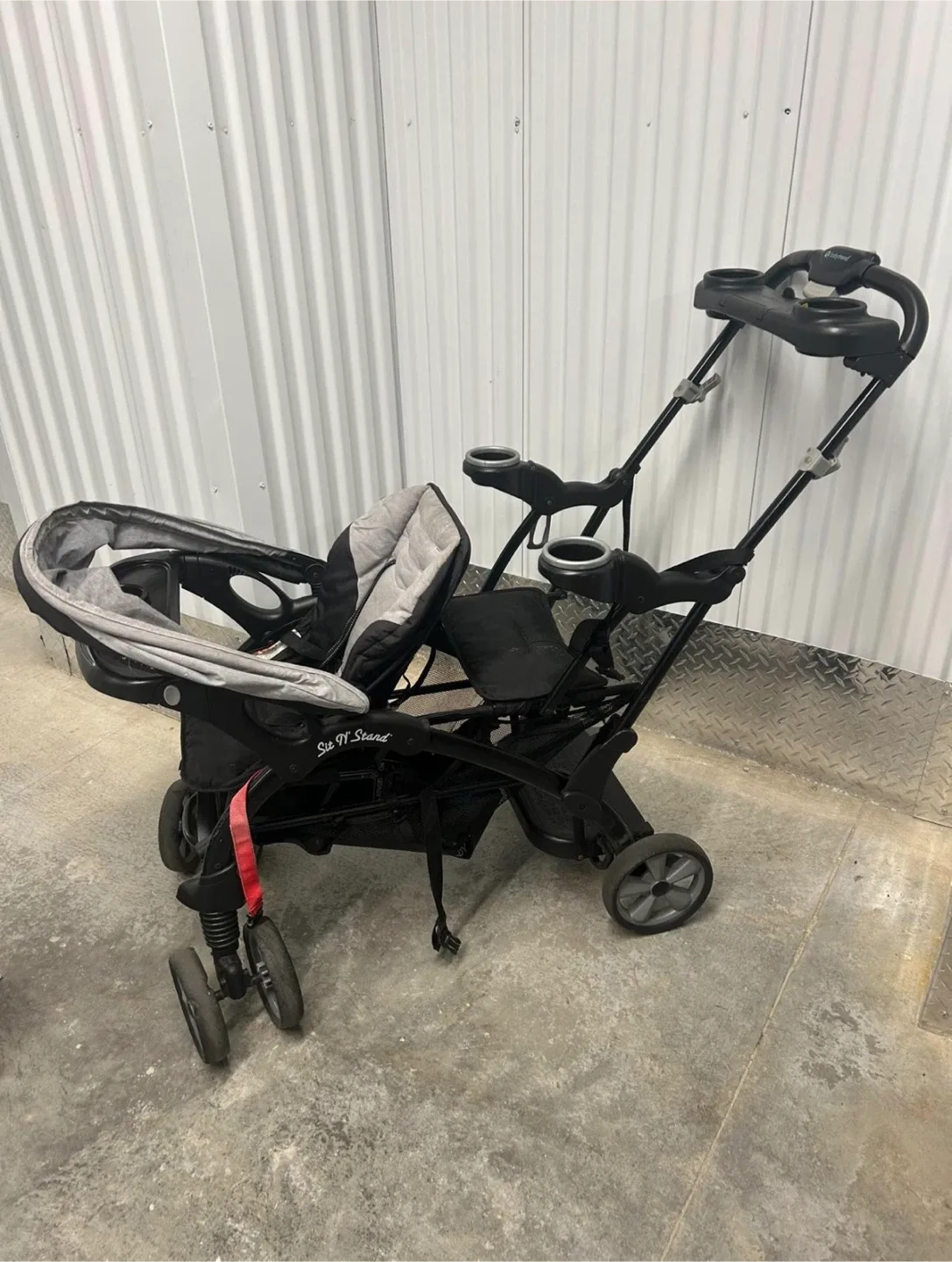 Graco Sit N Stand Double Stroller - Black/Gray image indicator(2)