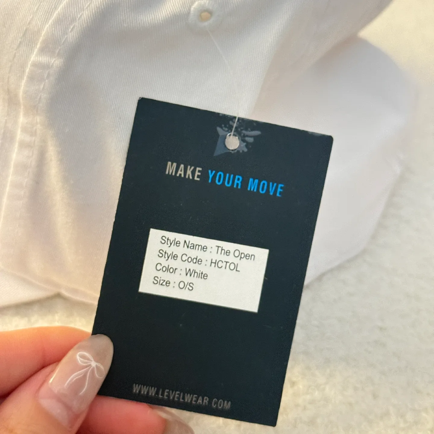 Unisex Heritage86 White Cap image indicator(3)