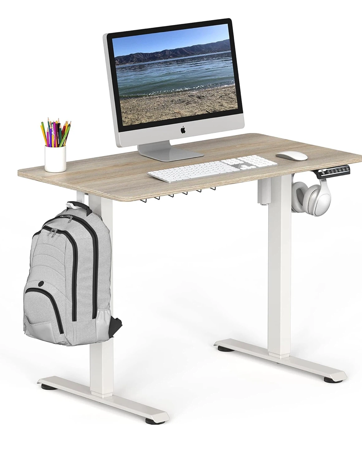 40 x 22 Height Adjustable Sit Stand Desk - photo 4