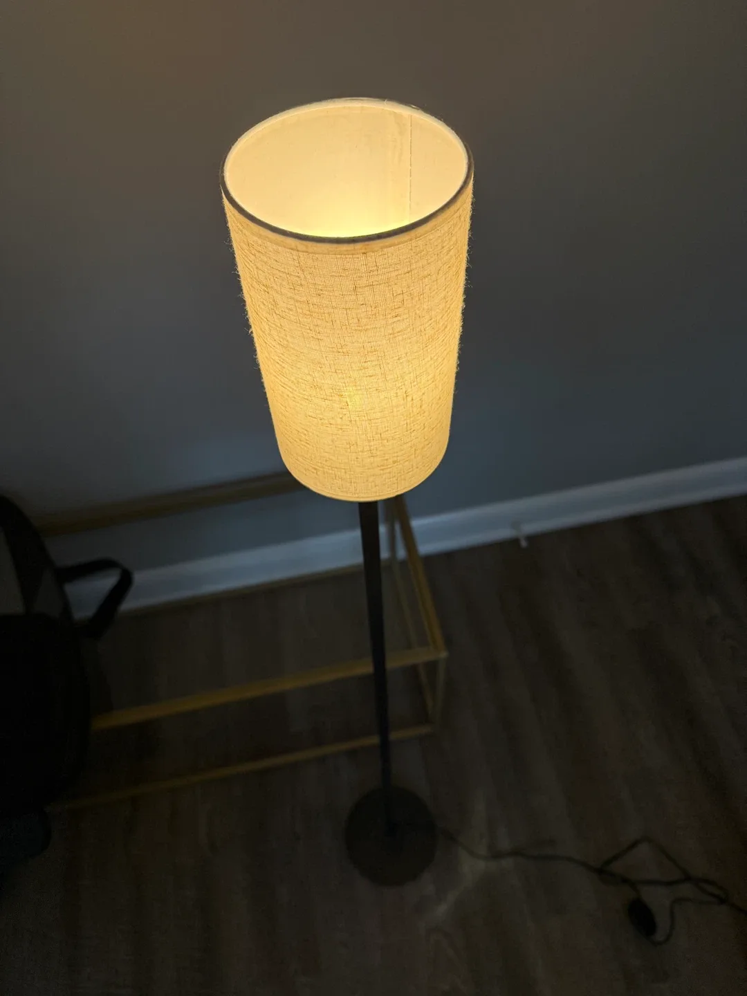 Floor Lamp - Beige Shade, Black Stand image indicator(3)